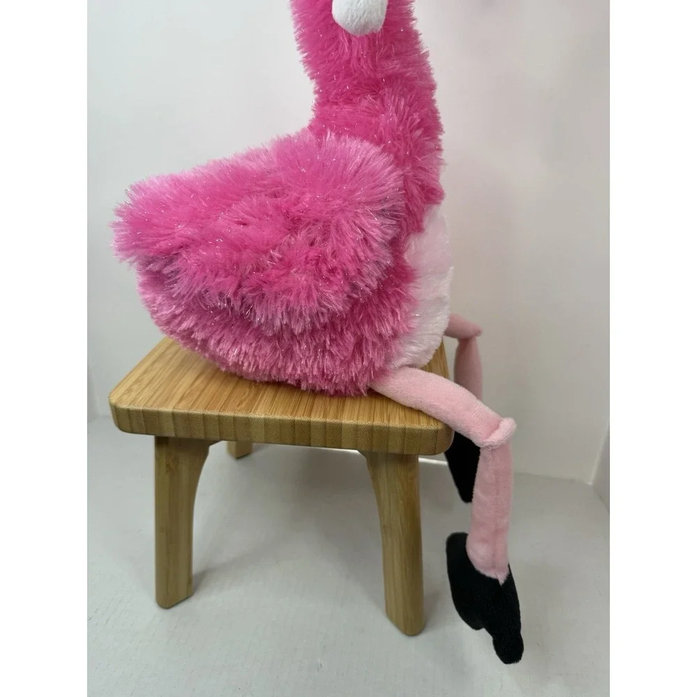 Dan Dee Singing Flamingo Macarena Christmas Animated Santa Hat Plush WORKS Video